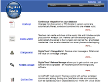 Tablet Screenshot of digitaltools.com